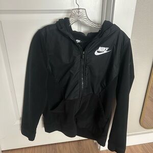 Nike YOUTH Black Full-Zip Jacket